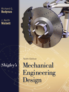 Mechanical Engineering Design tenth edition