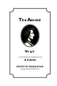Aeneid, The - Virgil  & A. S. Kline