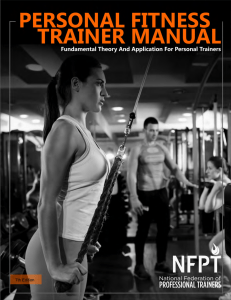 NFPT personal trainer manual
