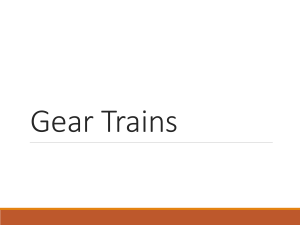 4 Gear Trains
