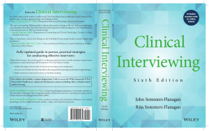 Clinical Interviewing (John Sommers-Flanagan, Rita Sommers-Flanagan)