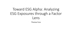 ESG exposure presentation