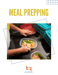 Meal Prep - E-Book