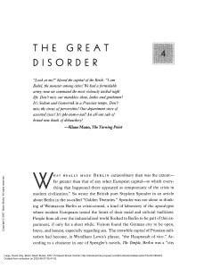 Berlin ---- (4. The Great Disorder)