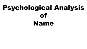 psych character analysis ppt
