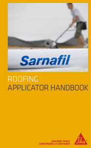 Roofing Applicator Handbook Sika