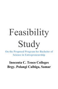 Feasibility Study