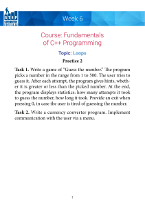 Base C++ Practice week 06 2