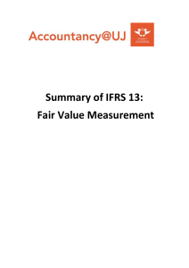 IFRS 13 Summary