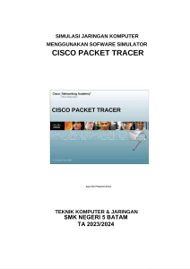 Modul Cisco Packet Tracer XI TKJ