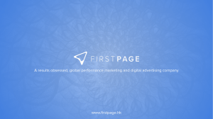 First Page Company Profile 2023