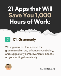 21 Apps to Save 1,000 Hours of Work