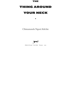 Chimamanda Ngozi Adichie - THE HEADSTRONG HISTORIAN w title