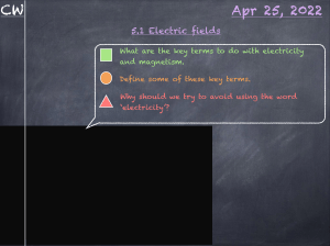 5. Revision  electricity of magnetism