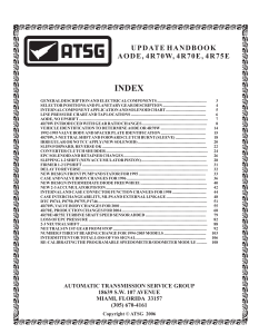 4R70W Transmission Handbook