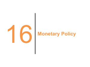 Econ Monetary policy