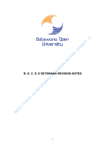 BGCSE Setswana Revion Notes (Final)-1