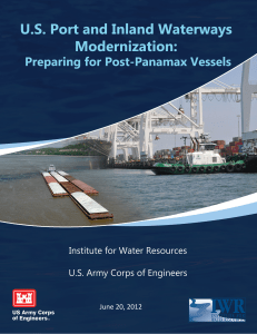 June 20 U.S. Port and Inland Waterways Preparing for Post Panamax Vessels