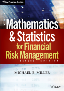 mathematics & statistics for financial risk management micheal b miller