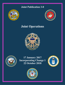 Joint Operations: US Armed Forces Doctrine (JP 3-0)