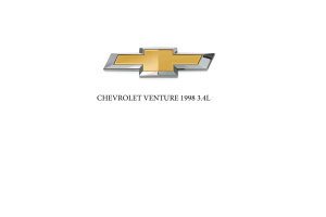 Chevrolet Venture 1998 3.4L Wiring Diagram Engine