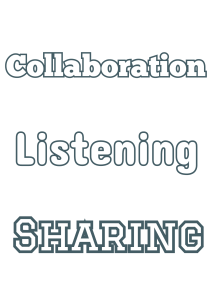 collaboration listening sharing