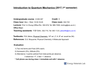 QM Chap.7 part 1 In Chung 2017 (Revision) (1)