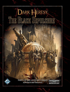Dark Heresy - The Black Sepulchre