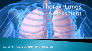 Week 7 Lungs  (2024) NURS 101 CSN