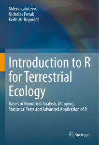 Introduction To R For Terrestrial Ecology