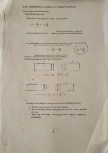 EEE 305 307 (ELECTRICAL MACHINES)