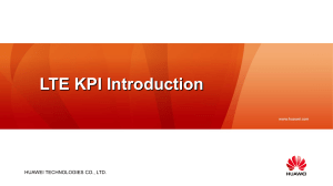 Huawei LTE KPI Introduction