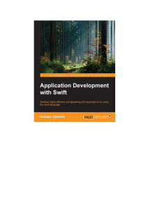 Application Development with Swift by Hossam Ghareeb