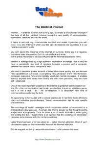 world of internet