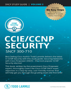 CCIE-CCNP Security SNCF 300-710