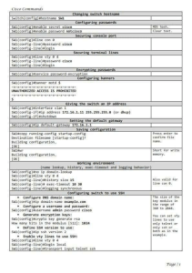 All Cisco Commands