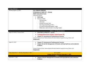 NUR 317 Lecture and Clinical Schedule Fall 2022.1 (1)