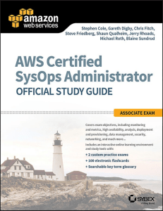 AWS Certified SysOps Administrator Official Study Guide Associate Exam 9781119377429