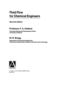 Fluid Flow for Chemical Engineers Second