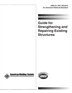AWS D1.7 - Guide for Strengthening and Repairing Existing Structures - 2010