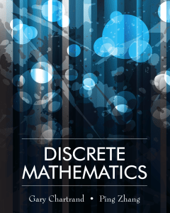 Discrete Mathematics (Gary Chartrand, Ping Zhang)