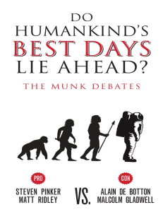 Do Humankind’s Best Days Lie Ahead   The Munk Debates ( PDFDrive )