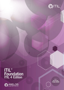 ITIL Foundation ITIL 4 Edition 2