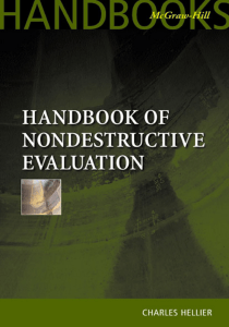 Handbook of NDE