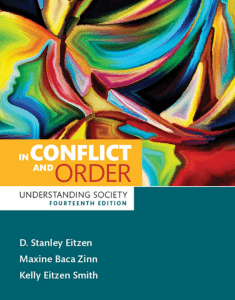 In Conflict and Order: Understanding Society