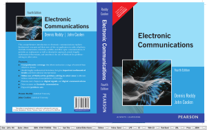Electronic Communications by Dennis Roddy, John Coolen 