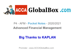 P4-AFM Pocket Notes 2020-21 (www.ACCAGlobalBox.com)