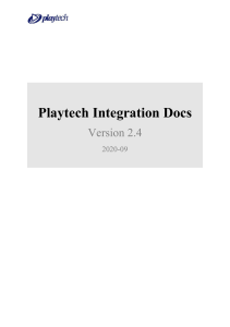Playtech Integration v2.4 (1)