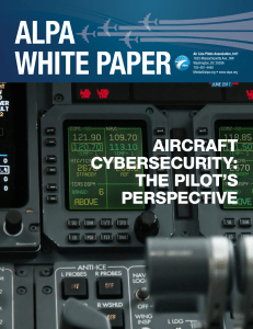 AIRCRAFT CYBERSECURITY: THE PILOT’S PERSPECTIVE