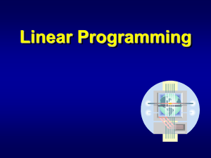 Linear Programming